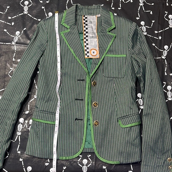 L.A.M.B. Jackets & Blazers - L.A.M.B. blazer size 8 in green black and gold